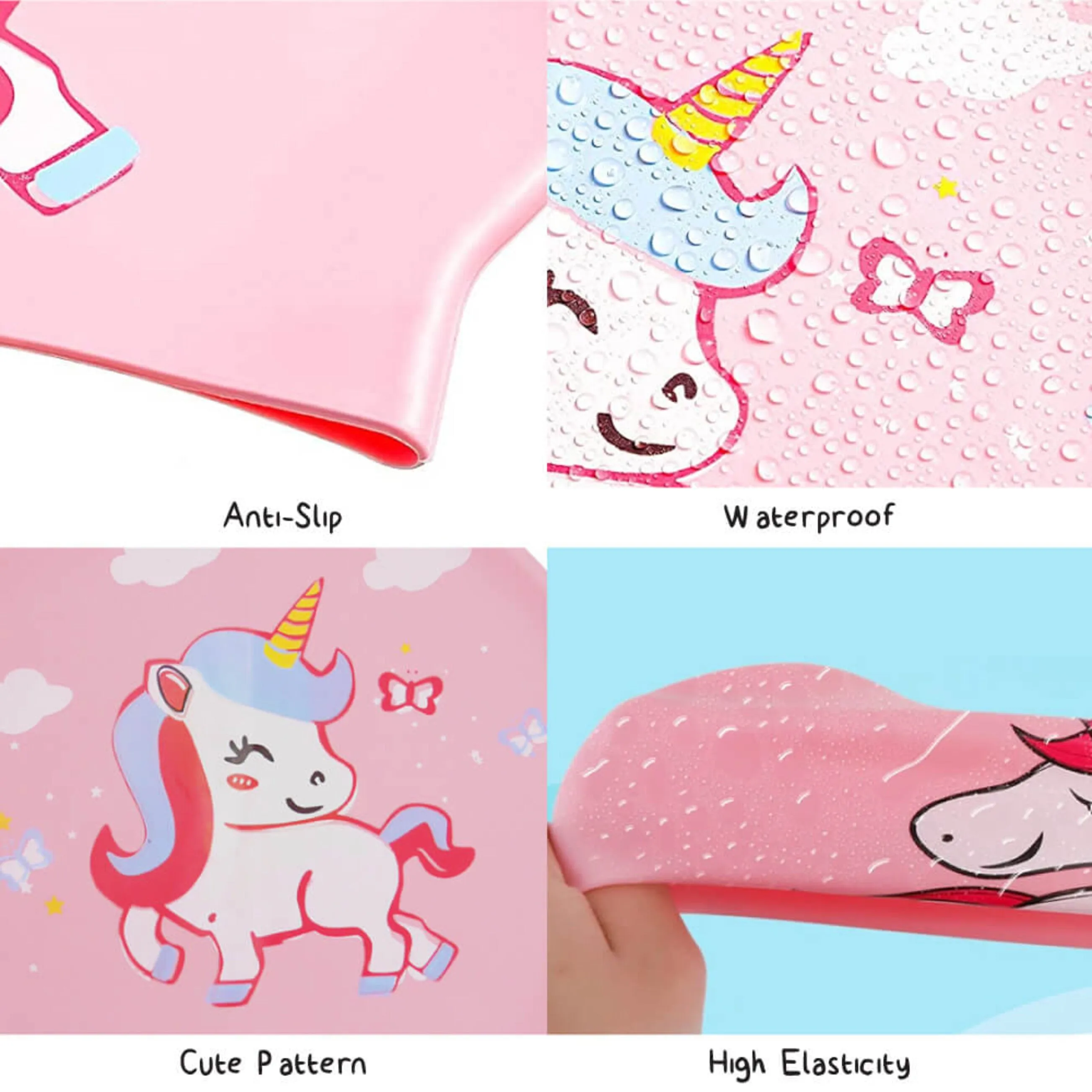 Unicorn Silicon Swim Cap