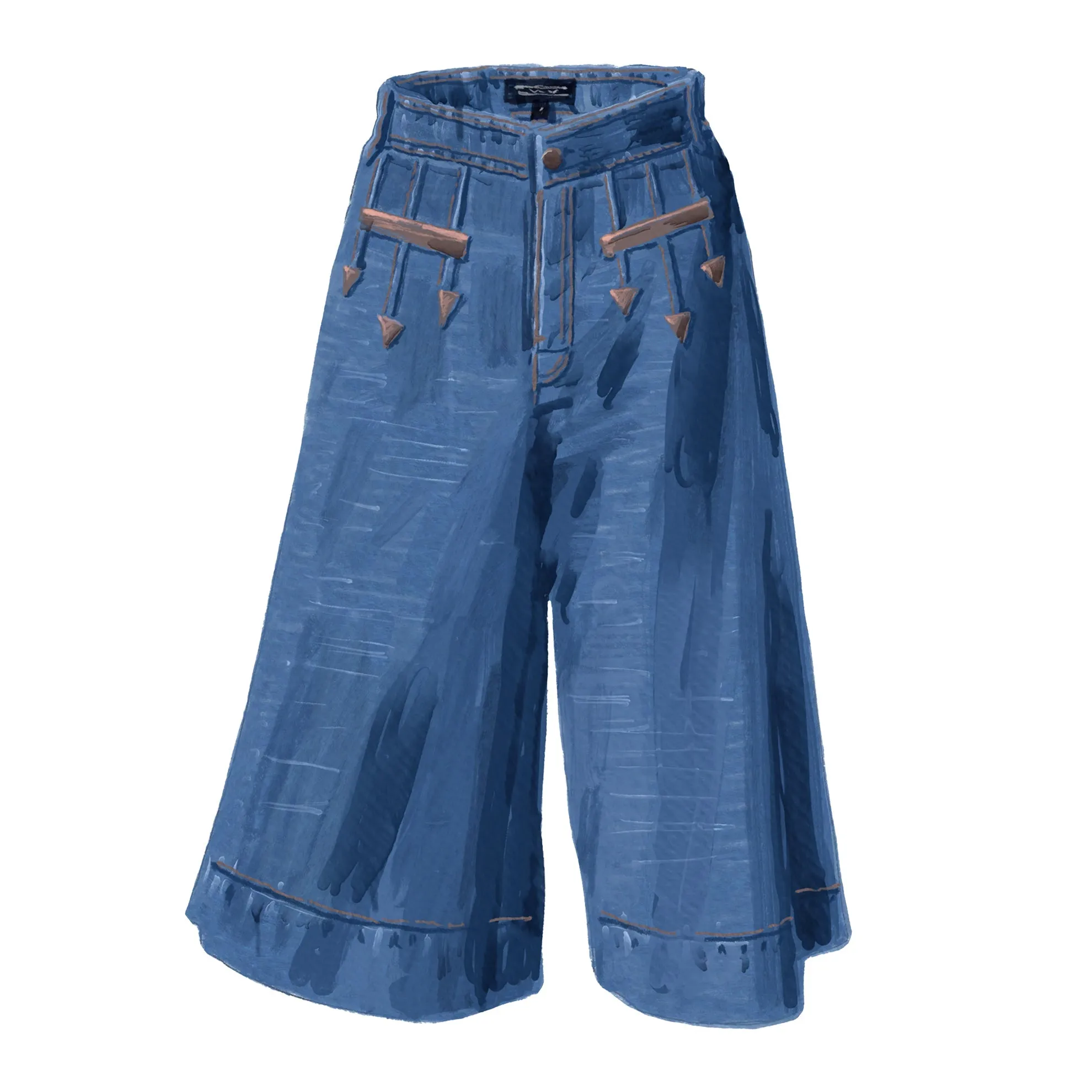 Western Denim Culotte