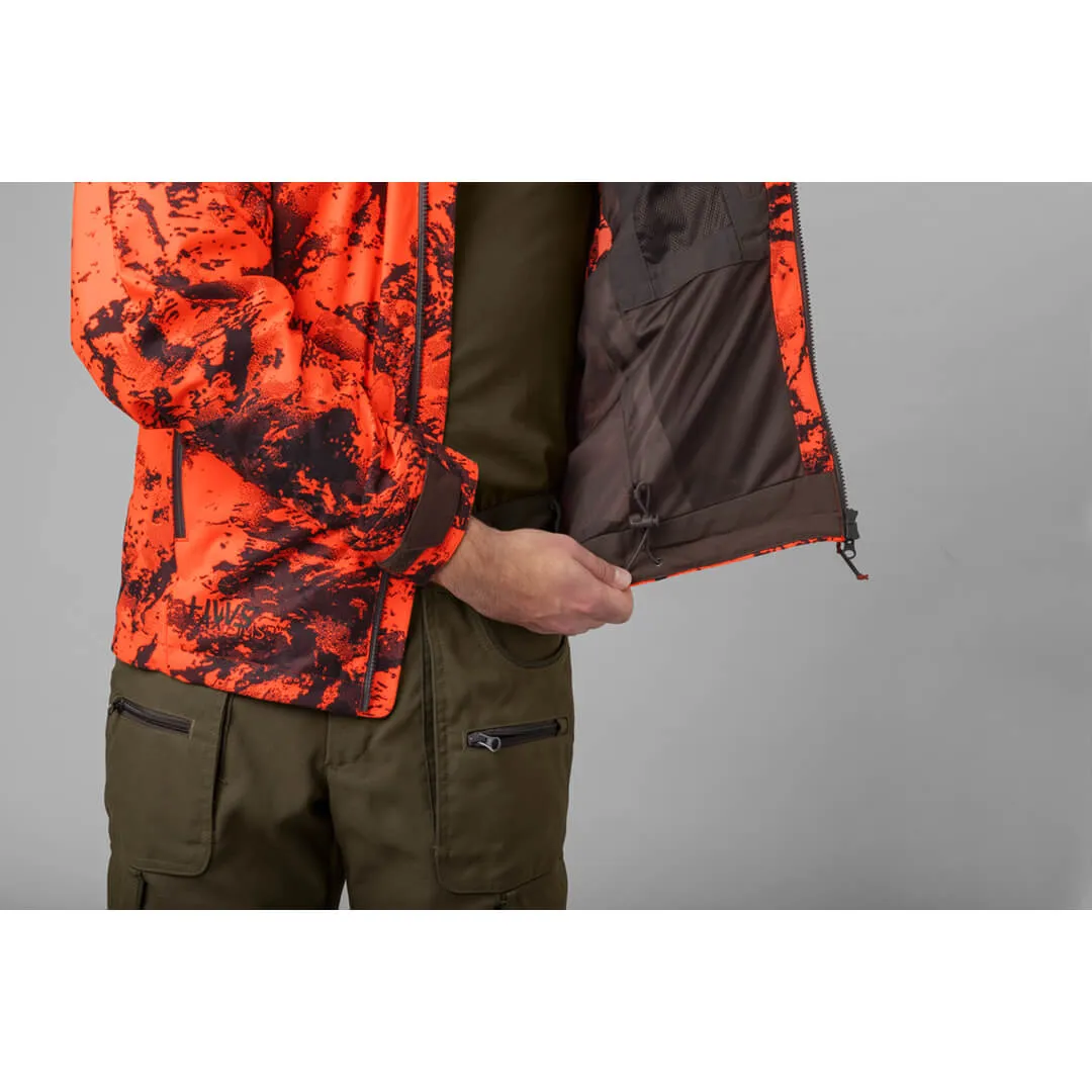 Wildboar Pro Camo HWS Jacket - AXIS MSP Orange Blaze by Harkila